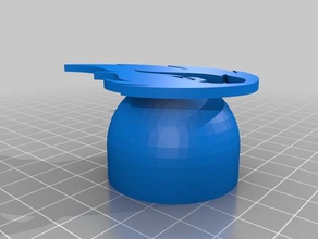 churrasco botão peças de substituição chama knob 3d print model - Mito3D