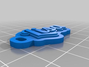 lisa keychain keychains customized 3d print model - Mito3D