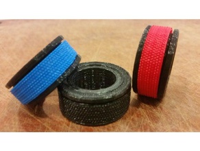 irrequieto anello w 3 tattile bande giocattoli meccanici 3d print model - Mito3D