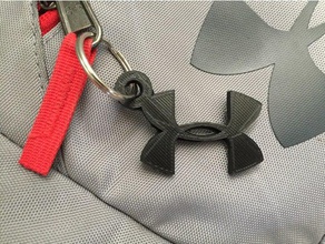 under armour keychain keychains 3d print model - Mito3D