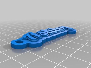 ashley keychain keychains customized 3d print model - Mito3D