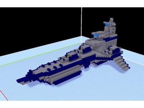 delphinus voxel giochi e giocattoli dirigibile arcadia dreamcast jrpg cieli 3d print model - Mito3D