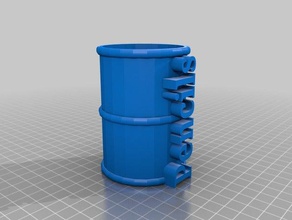 pencil jar 3d printing 3d print model - Mito3D
