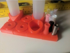 atomizer unicorn bottle stand drip tips organization ecig vape vapers station 3d print model - Mito3D