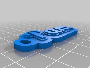 pam llavero llaveros personalizado 3d print model - Mito3D
