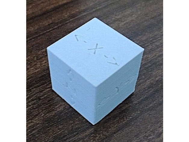 calibration cube - parametric 3d printing tests 3dprinter 3dprinting printer calibrate print test openscad 3D print model - Mito3D
