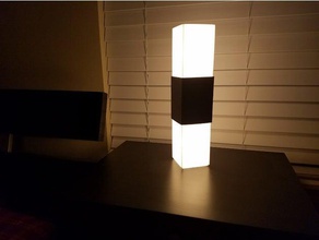 square lamp household 3d printed lamp desk lamp lamp led led lamp led light light lighting
