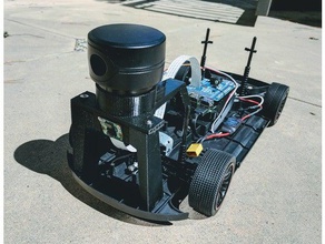 scanse lidar base robotics 3d print model - Mito3D