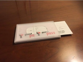 de negocios titular la tarjeta dispensador oficina visita caso 3d print model - Mito3D