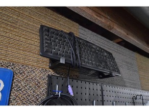di grandi dimensioni ad alta resistenza staffa tastiera gancio organizzazione appendiabiti hook 3d print model - Mito3D