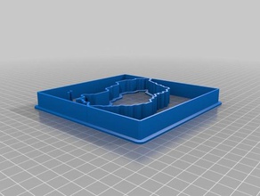 hungria cortador de cookie cozinha e sala jantar personalizado 3d print model - Mito3D