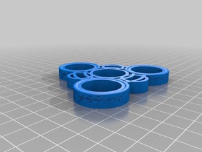 un anneau de spinner jouets & jeux hobbit seigneur des anneaux lotr une bague 3d print model - Mito3D