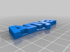 anya personnalisé 3d print model - Mito3D