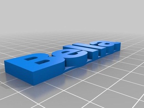 bella personalizado 3d print model - Mito3D