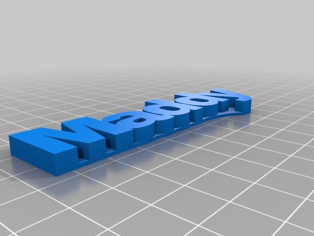 maddy personalizado 3D print model - Mito3D