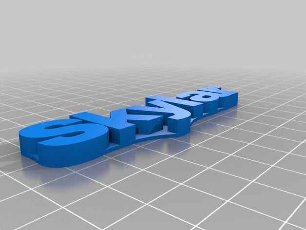 skylar personalizado 3D print model - Mito3D