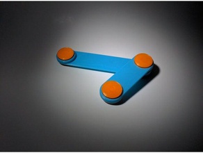 Doppel-Pendel fidget spinner Spielzeug & Spiele chaotisch Doppel edc Spaß Bewegung Pendel Spinnen - 3d print model - Mito3D