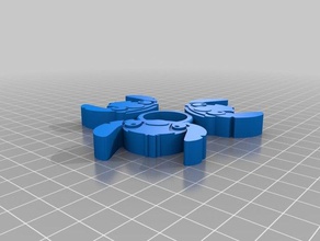 Maschen zappeln spinner - wingnut2k Spielzeug & Spiele fidget hand lilo Stich 3d print model - Mito3D
