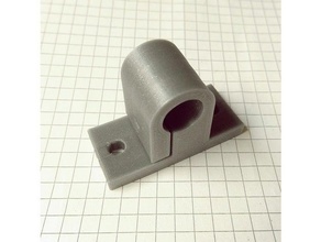 z shaft clamp 12mm rods 2020 hypercube 3d printer parts extrusion rod 3d print model - Mito3D