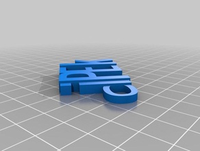pek llaveros personalizado 3d print model - Mito3D