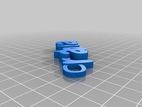 rabiaa llaveros personalizado 3d print model - Mito3D