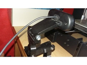 logitech c170 camera mount 3d printer accessories bracket raspbery pi webcamera 3d print model - Mito3D
