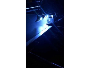led de montaje en anet a8 La impresión 3d extrusora el los leds titular la luz del tira 3d print model - Mito3D