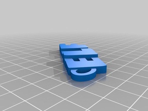 elif llaveros personalizado 3d print model - Mito3D