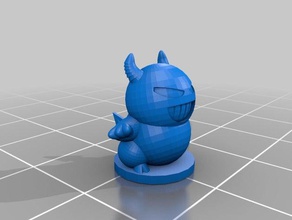 15mm gran demonio de d&d dnd pathfinder bolsillo-las mazmorras bolsillo-tácticas multiverso La impresión en 3d 3d print model - Mito3D