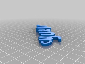 y celnur de l'organisation personnalisé 3d print model - Mito3D