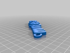 munteha organización personalizado 3d print model - Mito3D
