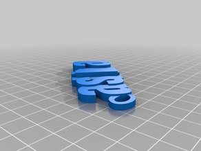 asl han organización personalizado 3d print model - Mito3D