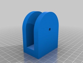 mon paramétrique personnalisé de la poulie titulaire des outils à main 3d print model - Mito3D