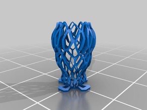 artística vaso de 1 esculturas 3d print model - Mito3D