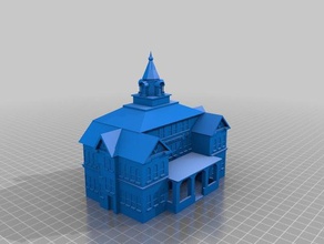 weatherly schwab scuola di pilastri quadrati hobby 3d print model - Mito3D