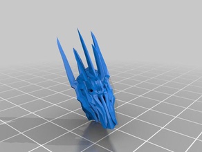 sauron kask tarama ve kopyaları 3d print model - Mito3D