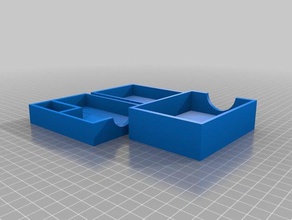 deck box 2 Schubladen 3d-drucken 3d print model - Mito3D