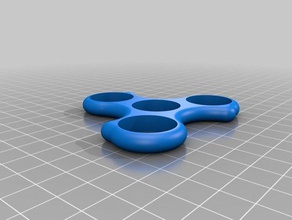 tri fidget spinner Spielzeug & Spiele ball Lager 3d print model - Mito3D