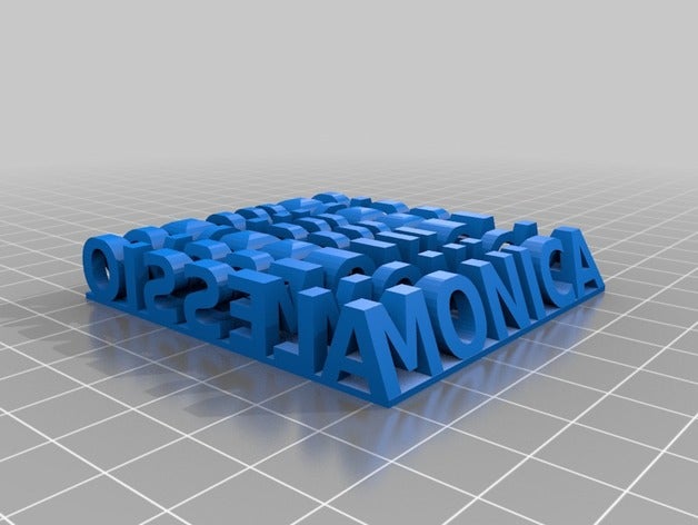 mon personnalisés-monica-alessio sculptures personnalisé 3D print model - Mito3D