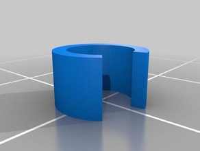 entretoise calage roulement axe y du plateau double entrainement scalaire L'imprimante 3d de pièces des systèmes modulaires mise à niveau la partie 3d print model - Mito3D