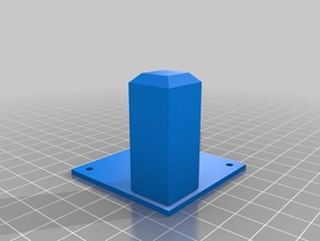 base 20mm square tube diy 3d print model - Mito3D