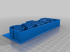 my customized custom text cookie cutter bailee kitchen & dining 3d print model - Mito3D