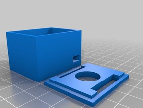 meu personalizados wemos d1 mini pilha de gabinete wirelessprinting eletrônica personalizado esp8266 caso microsd 3d print model - Mito3D