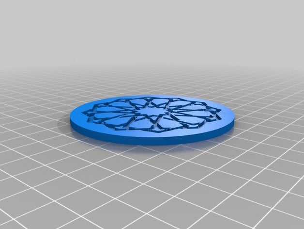bardak altl coaster bahriye desenli slami mutfak ve yemek 3D print model - Mito3D