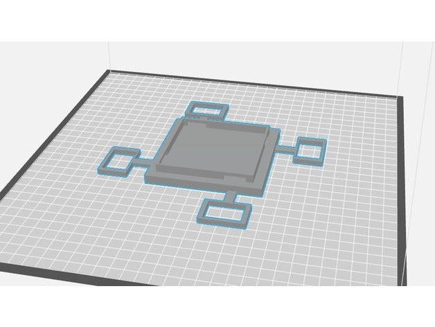 Druck-pad littlebits Die 3d-Drucker wenig bits 3D print model - Mito3D