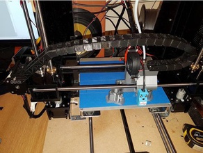 anet a6 x carriage upgrade - e3d cube type sensor mount cable chain + mounts plus configuration file skynet 3d printer parts printing a8 mods auto-leveling autolevel automatic auto bed leveling level probe axis bowden extruder guide holder customized v6 experiment inductive proximity useful xx 3d print model - Mito3D
