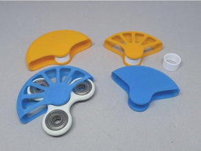 spinner titulaire jouets & jeux fidget tri-spinner 3d print model - Mito3D