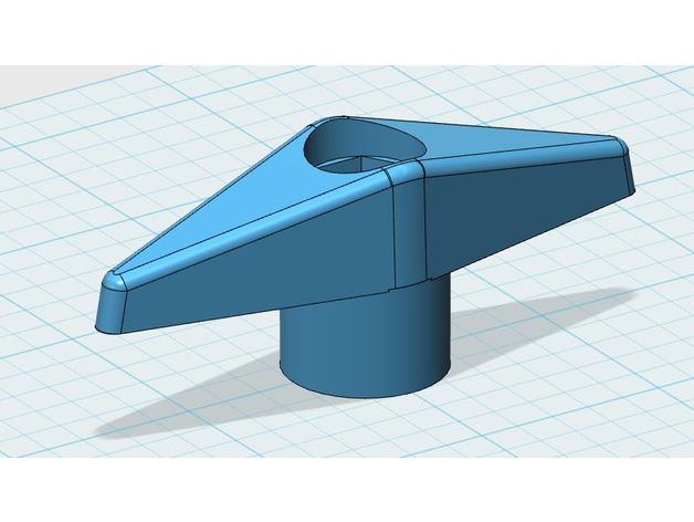 ventilatore di neve sparare manopola all'aperto e giardino 2-ictus scivolo singola fase snowblower 3D print model - Mito3D