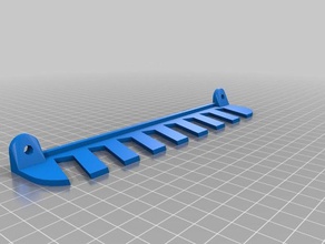 my customized wrench rack organization 3d print model - Mito3D