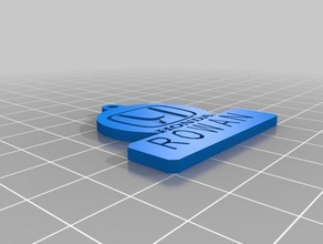 honda custom keyring keychains car logo customized 3d print model - Mito3D
